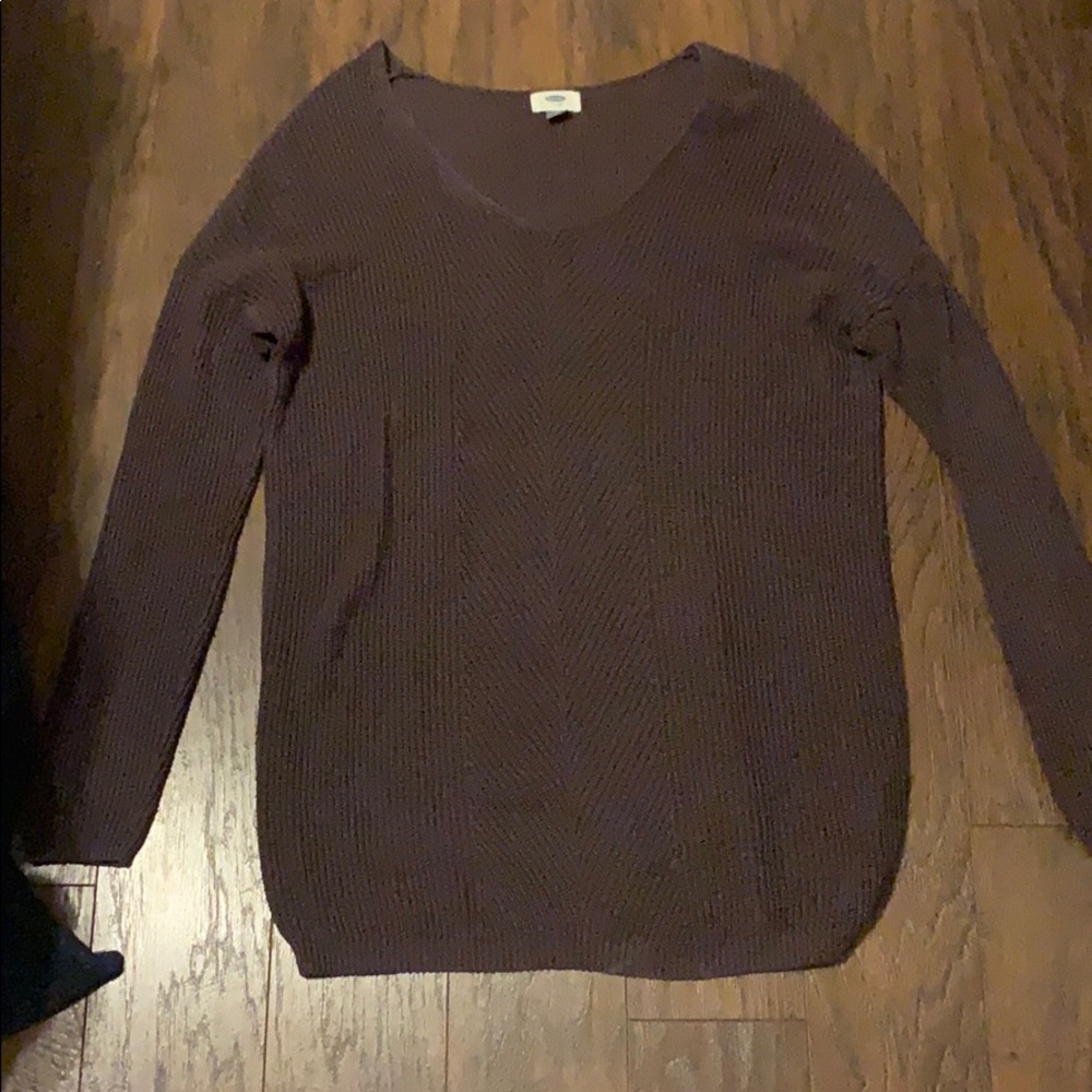Purple sweater tunic
